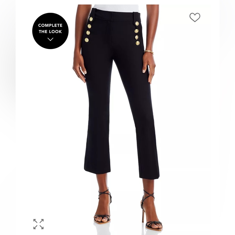 Derek Lam 10 Crosby Military pants with gold buttons